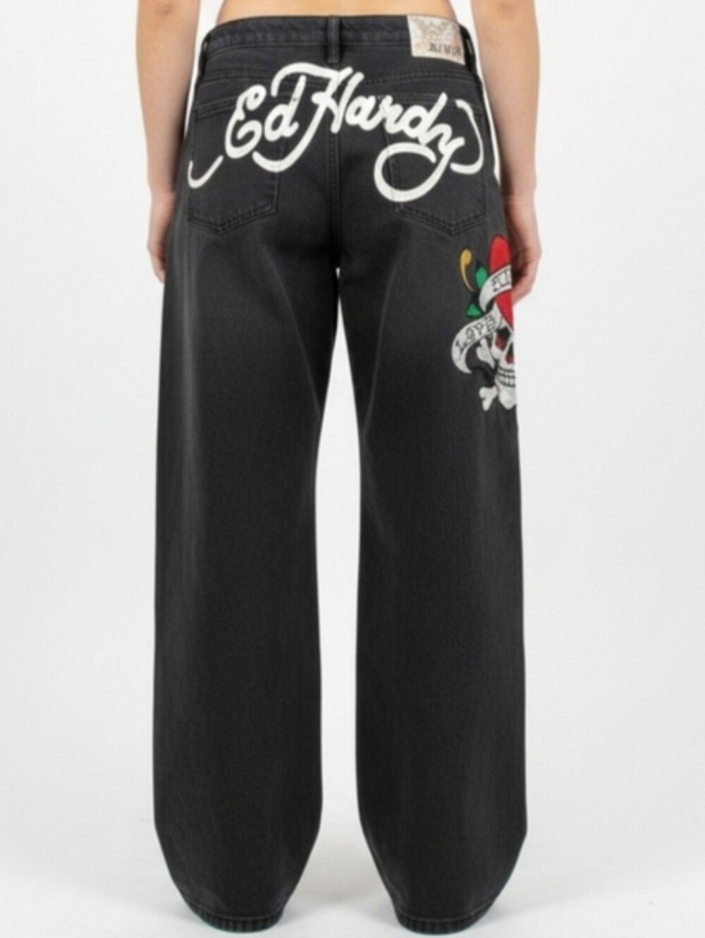 Ed Hardy "Love Kills Slowly" Jeans Black